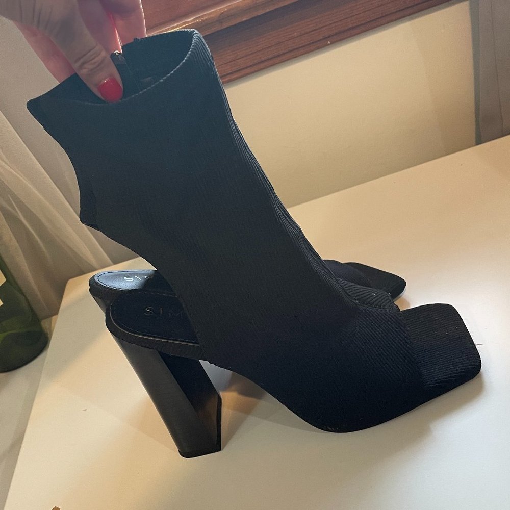 Simmi London Peep Toe Booties